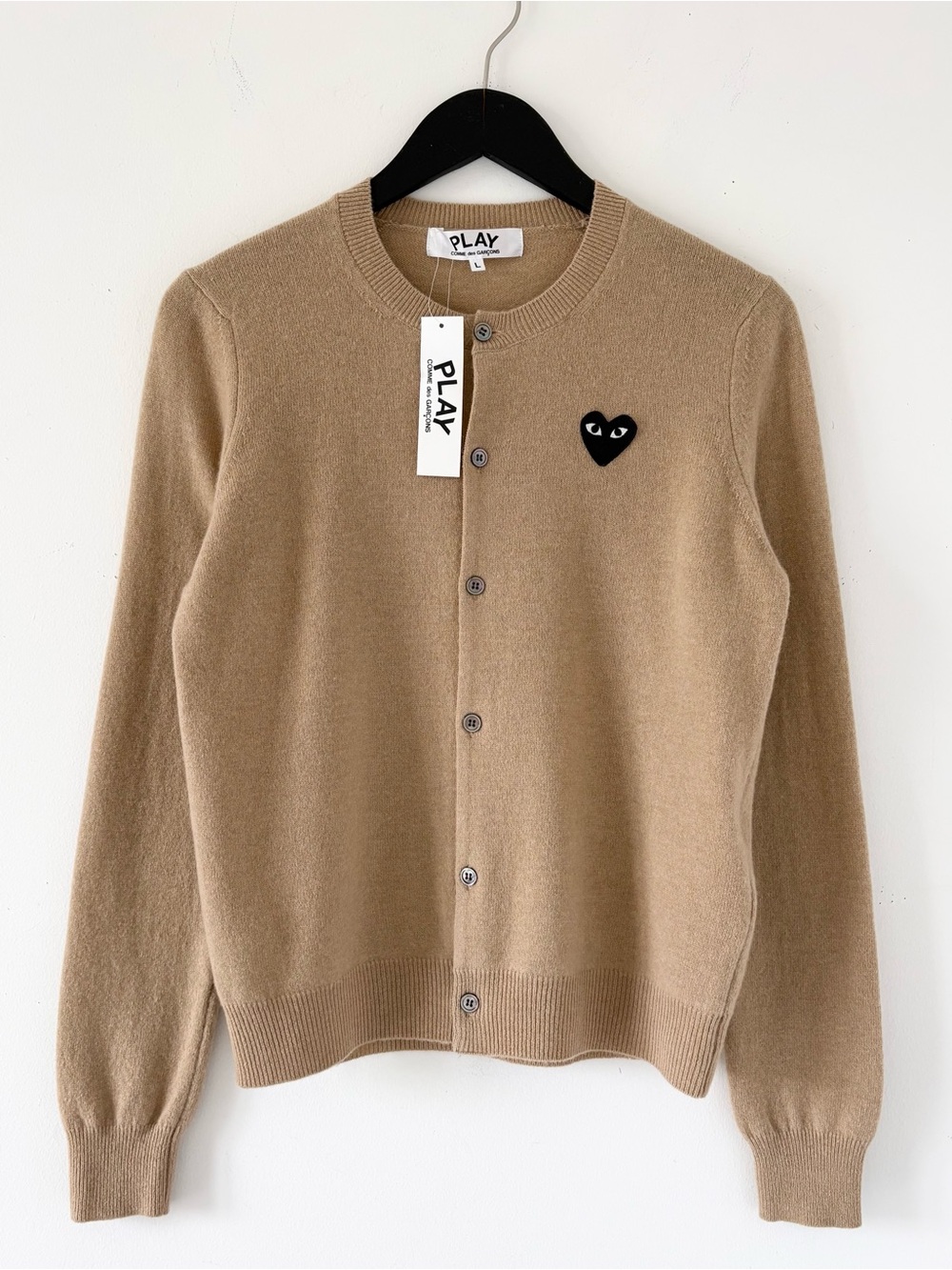 NWT PLAY Comme des Garcons Cardigan
